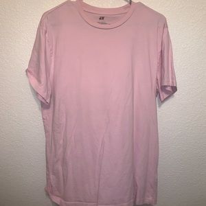Pink Blank Tee Large